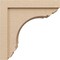Ekena Millwork 8"W x 16"D x 16"H Classic Warren Rough Cedar Woodgrain TimberThane Corbel, Primed Tan CORUR08X16X16WARRCPR - alternate 2